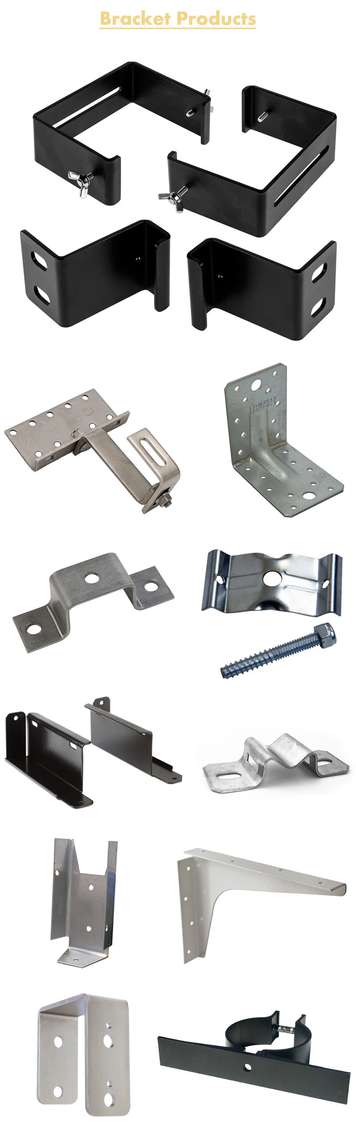 Custom Bright Zinc Plated Corner Braces